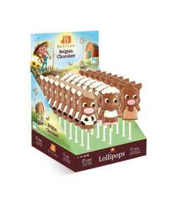 Belfine - Farm Animal Lollipops - 24 x 35g