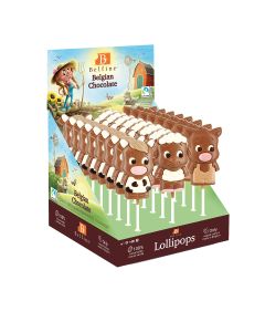 Belfine - Farm Animal Lollipops - 24 x 35g