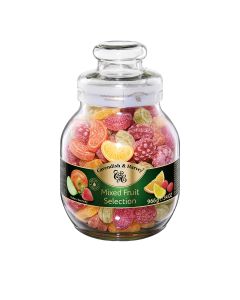 Cavendish & Harvey - Mixed Fruit Drops Glass Jar - 6 x 966g