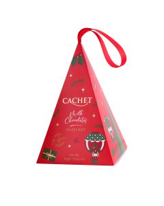 Cachet - Christmas Trinket with Individually Wrapped Milk Chocolates with Hazelnut - 12 x 90g