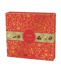 Desobry - Luxury Red Box filled with Exquisite Biscuits coated in Belgian Chocolate - 12 x 220g