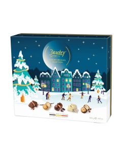 Desobry - Luxury Blue Moon Box filled with Exquisite Biscuits coated in Belgian Chocolate - 7 x 420g