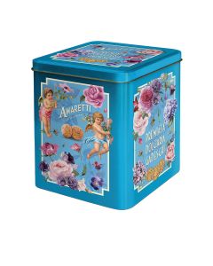 Gadeschi - Amaretti Biscuits in Blue Flowers Tin  - 4 x 500g