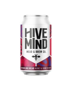 Hive Mind - Sour Cherry Sparkling Mead 4% Abv - 12 x 330ml