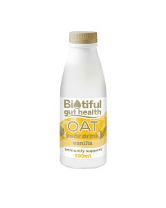 Biotiful Gut Health - Plant Based Oat Kefir Original - 6 x 500ml (Min 14 DSL)