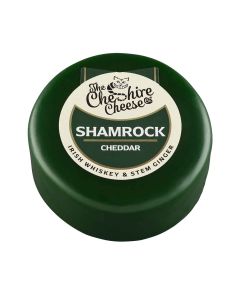 Cheshire Cheese -  Shamrock, Irish Whiskey & Ginger Cheddar  - 6 x 200g (Min 40 DSL)