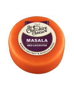 Cheshire Cheese   - Masala, Red Leicester with Mango Chutney and Nigella Seeds - 6 x 200g (Min 40 DSL)