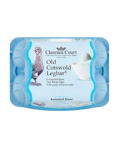 Clarence Court  - Old Cotswold Legbar Assorted Eggs - 16 x 6  (Min 16 DSL)