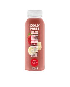 Coldpress - Strawberry & Banana Smoothie Plus Vitamins    - 8 x 250ml (Min 55 DSL)