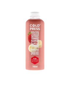 Coldpress -  Strawberry & Banana Smoothie Plus Vitamins  - 6 x 750ml (Min 40 DSL)