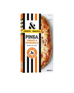 Crosta & Mollica   - Salami & Mozzarella Pinsa - 5 x 160g (Min 4 DSL)