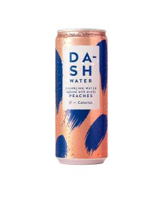 Dash Water - Sparkling Water infused with Wonky Peaches - 12 x 330ml