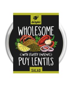 Delphi Foods  - Puy Lentil & Couscous Salad  - 6 x 185g (Min 16 DSL)