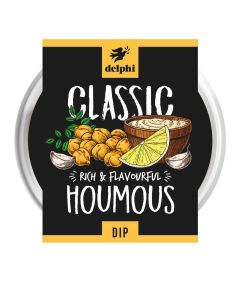 Delphi Foods  - Classic Houmous  - 6 x 170g (Min 16 DSL)