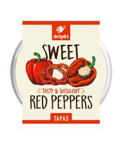Delphi Foods  - Sweet Red Peppers  - 6 x 130g (Min 30 DSL)