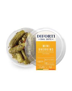 Diforti  - Mini Gherkins  - 12 x 180g (Min 40 DSL)