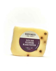 Diforti  -  Sicilian Pecorino Black Pepper  - 10 x 200g (Min 40 DSL)