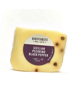Diforti  -  Sicilian Pecorino Black Pepper  - 12 x 150g (Min 40 DSL)