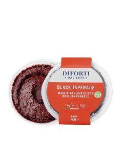 Diforti - Black Olive Tapenade - 12 x 160g (Min 40 DSL)
