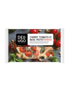 Dell'Ugo - Cherry Tomato & Basil Pesto Focaccia  - 6 x 210g (Min 13 DSL)