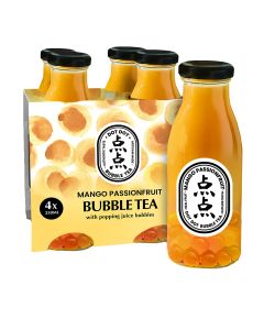 Dot Dot Bubble Tea - Mango Passionfruit Bubble Tea Multipack (4 x 250ml) - 4 x 1000ml