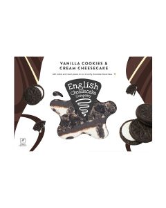 English Cheesecake Company - Vegan Cookie & Cream Cheesecake - 4 x 200g (Min 8 DSL)