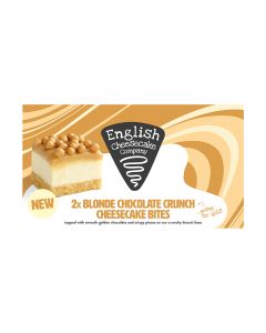 English Cheesecake Company - Blonde Chocolate Cheesecake Bites  - 4 x 68g (Min 8 DSL)