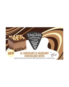 English Cheesecake Company - Chocolate & Hazelnut Cheesecake Bites - 6 x 68g (Min 8 DSL)