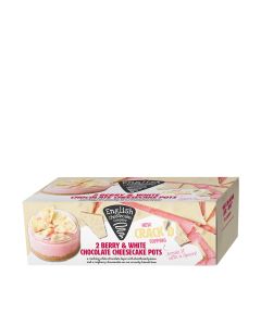 English Cheesecake Company - Berry Cracked Cheesecake Pots - 4 x 175g (Min 8 DSL)
