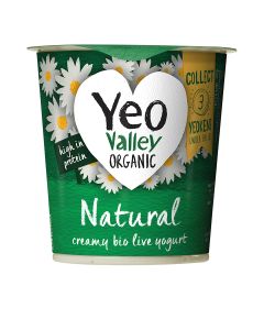 Yeo Valley   - Whole Milk Natural Yoghurt - 12 x 150g (Min 13 DSL)