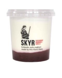 Fen Farm Dairy   -  Redcurrant and Rhubarb Skyr Yoghurt  - 6 x 400g (Min 21 DSL)
