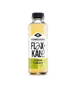Flax and Kale - Lemon Fantasy Kombucha - 6 x 400ml (Min 60 DSL)