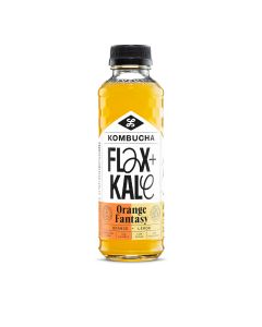 Flax and Kale - Orange Fantasy Kombucha - 6 x 400ml (Min 60 DSL)