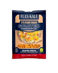 Flax and Kale - Cheddar Style Grated  - 6 x 130g (Min 30 DSL)