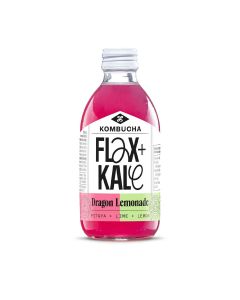 Flax and Kale - Dragon Lemonade Kombucha - 12 x 250ml (Min 60 DSL)