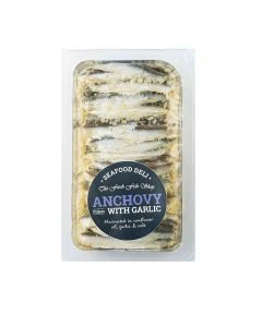 The Fresh Fish Shop - Anchovy Fillets with Garlic - 6 x 200g (Min 60 DSL)