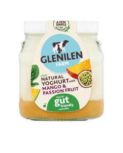 Glenilen Farm  - Mango & Passion Fruit  Fruit Layered Yoghurt   - 6 x 140g (Min 12 DSL)