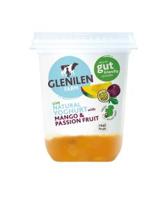 Glenilen Farm  - Mango & Passion Fruit Fruit Layered Yoghurt Pot   - 6 x 500g (Min 12 DSL)