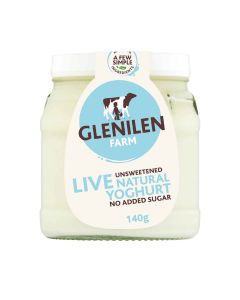 Glenilen Farm  - Natural Yoghurt  - 6 x 140g (Min 12 DSL)