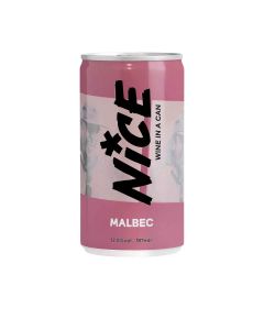 Nice - Malbec Wine (Can) ABV 13.5% - 12 x 187ml
