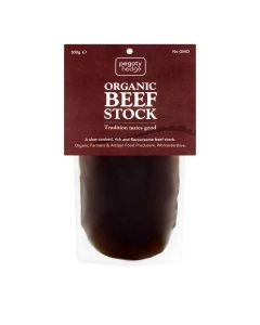 Pegoty Hedge - Organic Beef Stock - 6 x 500g (Min 7 DSL)
