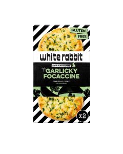 White Rabbit - The Garlicky Focaccine  - 4 x 270g (Min 6 DSL)