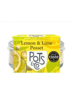 Pots & Co -  Lemon & Lime Posset - 4 x 91g (Min 12 DSL)