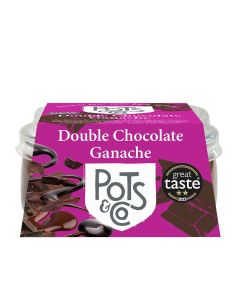 Pots & Co   - Double Chocolate Ganache  - 4 x 80g (Min 12 DSL)