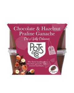 Pots & Co   - Delightfully Delicious Chocolate & Praline Ganache - 4 x 180g (Min 12 DSL)