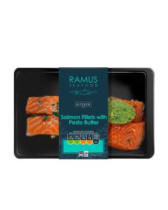 Ramus Fresh - Salmon with Pesto Butter - 4 x 240g (Min 4 DSL)