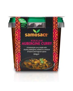 samosaco - Keralan Aubergine Curry - 6 x 350g (Min 13 DSL)
