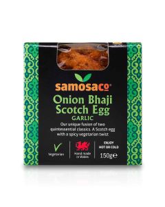 samosaco - Onion Bhaji Scotch Egg with Garlic - 6 x 150g (Min 11 DSL)