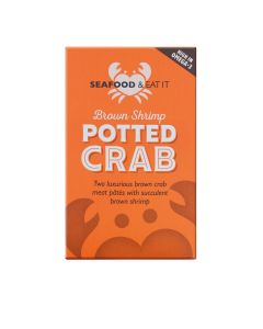 Seafood & Eat it - Potted Crab with brown shrimp - 4 x 120g (Min 10 DSL)