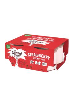 The Coconut Collaborative - Strawberry Multipack - 4 x 4 x 90g (Min 11 DSL)
